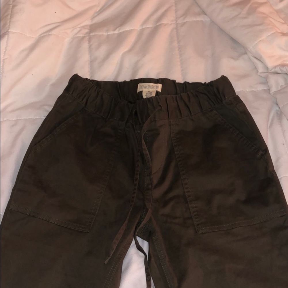 dark green cargo pants